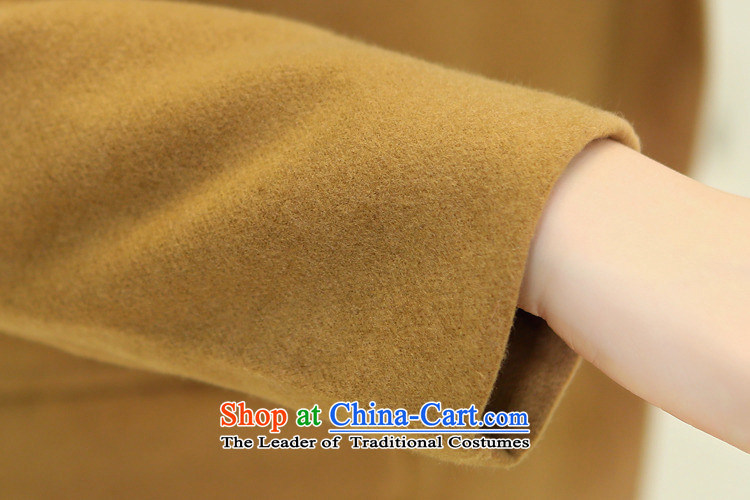 The world of Kam Yuet autumn and winter, Sau San long in thin graphics with stars temperament is elegant and modern handsome maximum version han bum gross a wool coat wind jacket khaki M picture, prices, brand platters! The elections are supplied in the national character of distribution, so action, buy now enjoy more preferential! As soon as possible.