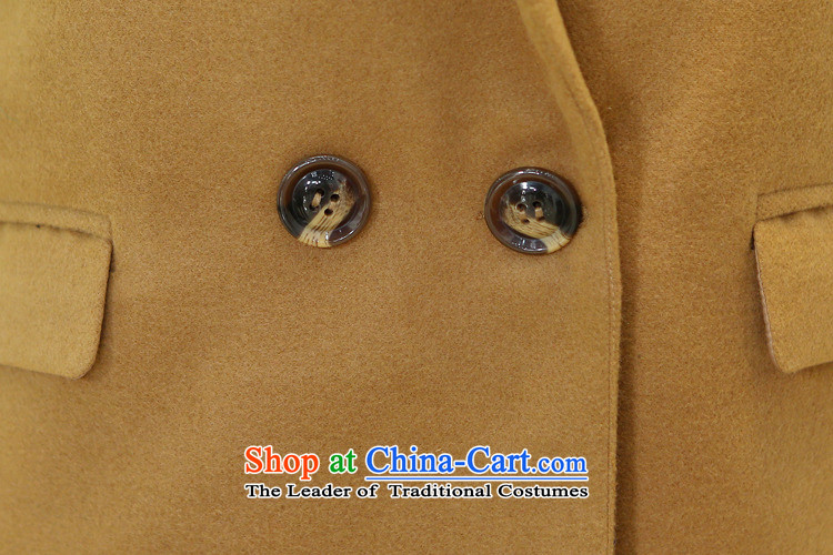 The world of Kam Yuet autumn and winter, Sau San long in thin graphics with stars temperament is elegant and modern handsome maximum version han bum gross a wool coat wind jacket khaki M picture, prices, brand platters! The elections are supplied in the national character of distribution, so action, buy now enjoy more preferential! As soon as possible.