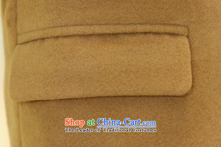 The world of Kam Yuet autumn and winter, Sau San long in thin graphics with stars temperament is elegant and modern handsome maximum version han bum gross a wool coat wind jacket khaki M picture, prices, brand platters! The elections are supplied in the national character of distribution, so action, buy now enjoy more preferential! As soon as possible.