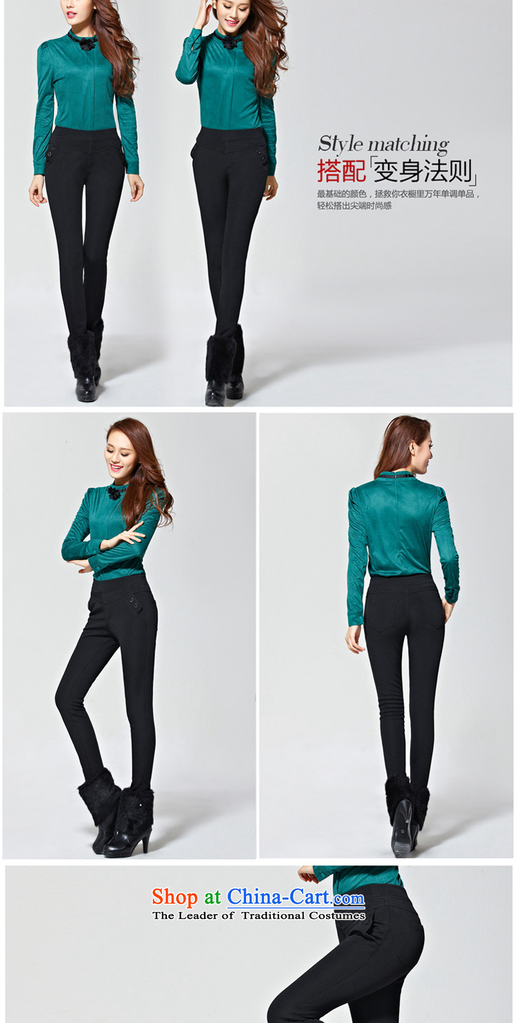 In accordance with the 2014 Winter new Korean version plus lint-free warm Top Loin of thick female trousers video thin large Castor, forming the trousers, pants Y281 wearing black XXL picture, prices, brand platters! The elections are supplied in the national character of distribution, so action, buy now enjoy more preferential! As soon as possible.