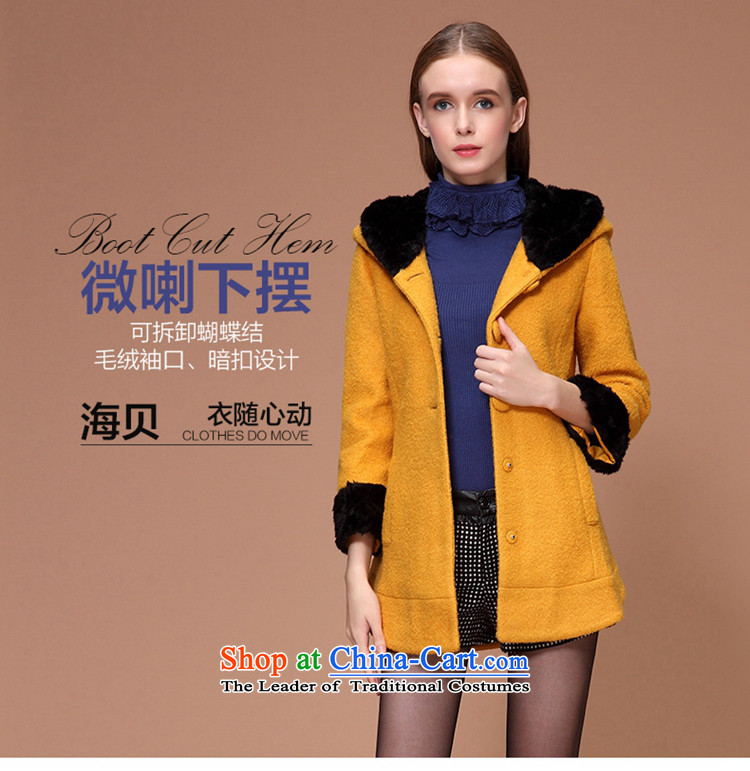 Seashell winter clothing new women's bow ties with cap wool gross wine red jacket coat? XL Photo, prices, brand platters! The elections are supplied in the national character of distribution, so action, buy now enjoy more preferential! As soon as possible.