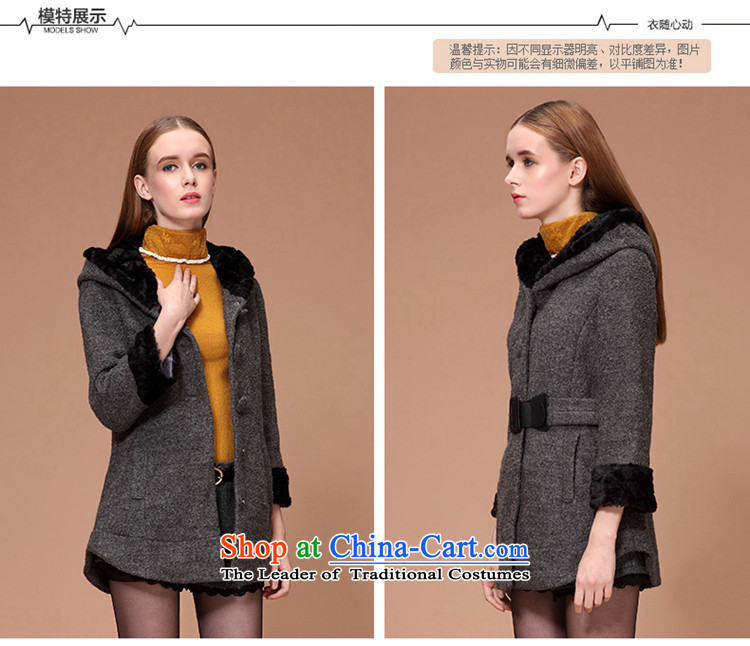 Seashell winter clothing new women's bow ties with cap wool gross wine red jacket coat? XL Photo, prices, brand platters! The elections are supplied in the national character of distribution, so action, buy now enjoy more preferential! As soon as possible.
