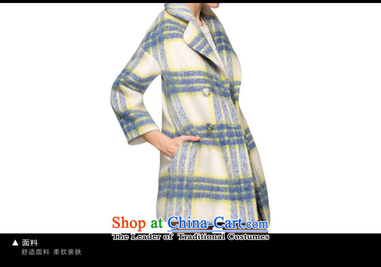 Zk Western women 2015 Fall/Winter Collections of new small-wind jacket girl in gross? Long temperament Sau San Connie sub-coats Blue M picture, prices, brand platters! The elections are supplied in the national character of distribution, so action, buy now enjoy more preferential! As soon as possible.