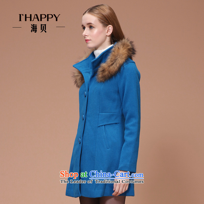 Seashell winter clothing new luxury true for pure colors gross Foutune of video in the thin long hair black jacket? XL, seashell , , , shopping on the Internet