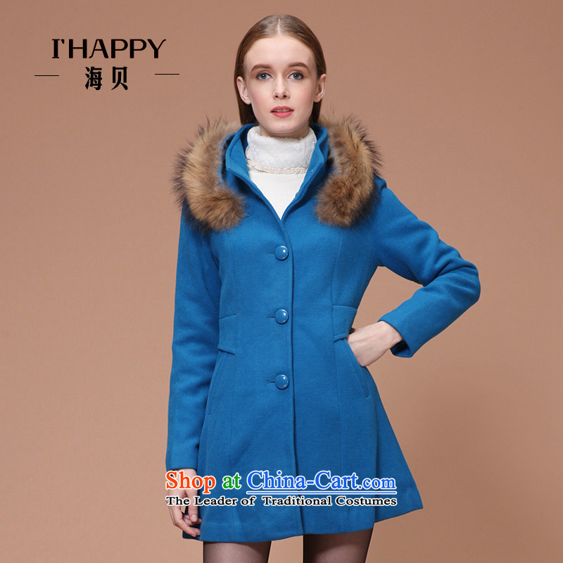 Seashell winter clothing new luxury true for pure colors gross Foutune of video in the thin long hair black jacket? XL, seashell , , , shopping on the Internet