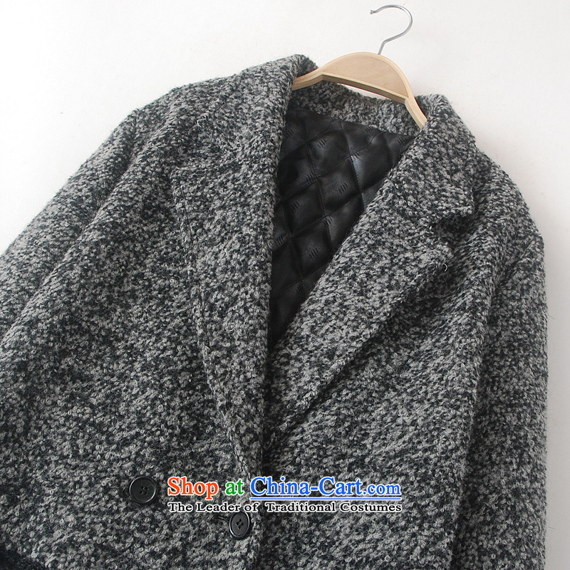 The new 2015 to increase the number of women with thick mm autumn winter clothing trade gross boxed? thin cotton jacket coat king code 200 catties PJF 4XL( recommendations around 170-190 microseconds catty gray), Cannes sub-chong (gazizhuang) , , , shopping on the Internet