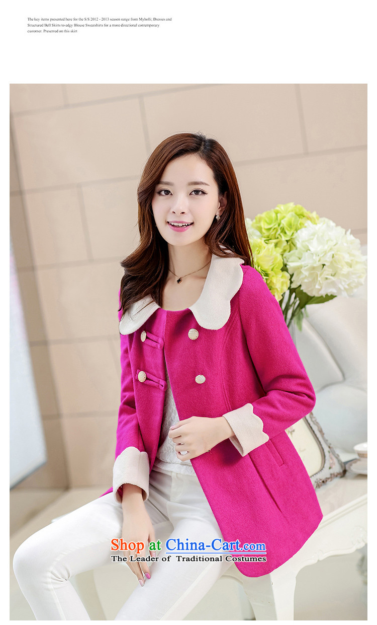 Kam Fox Ella 2014 autumn and winter new a wool coat female Korean jacket short of what gross small canopies NZ19 incense funnels better RED M picture, prices, brand platters! The elections are supplied in the national character of distribution, so action, buy now enjoy more preferential! As soon as possible.
