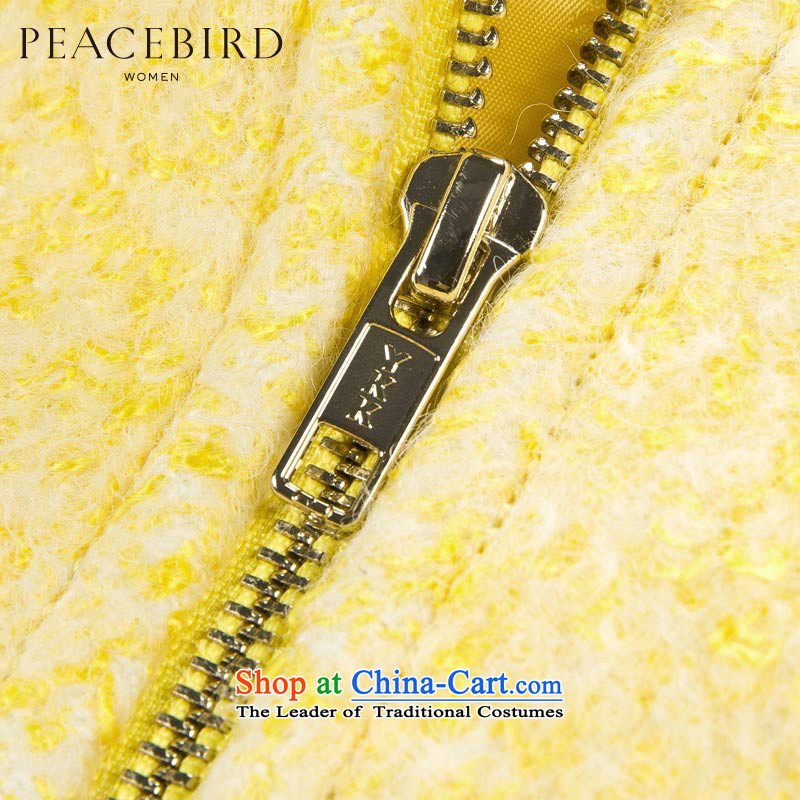 [ New ] peacebird woman shining put coats A4AA44487 zipper yellow , L PEACEBIRD shopping on the Internet has been pressed.