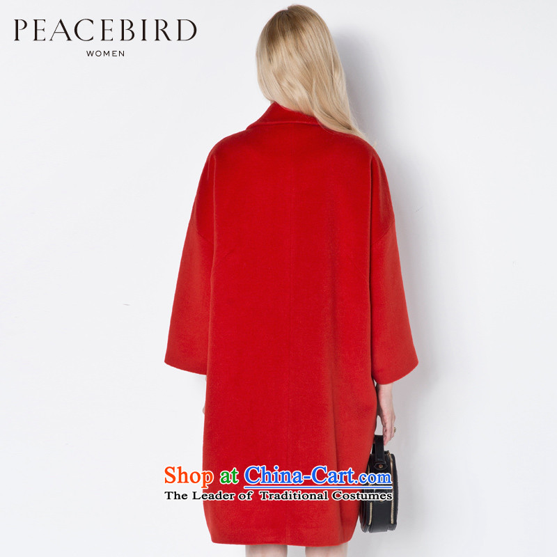 [ New shining peacebird women's health loose long coat A4AA44506 blue , L PEACEBIRD shopping on the Internet has been pressed.