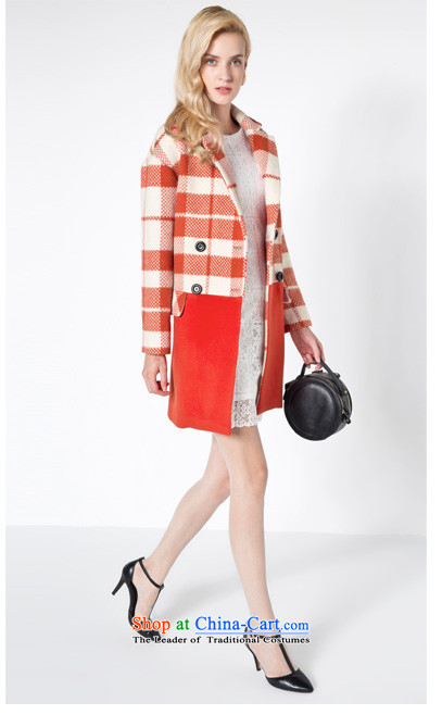 [ New shining peacebird Women's Health 2014 winter clothing new plaid coats A4AA44546 red plaid M picture, prices, brand platters! The elections are supplied in the national character of distribution, so action, buy now enjoy more preferential! As soon as possible.