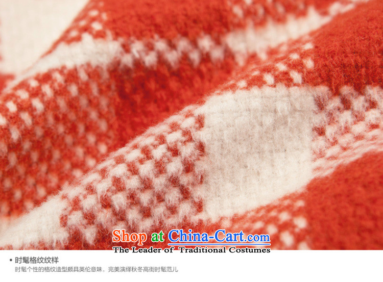 [ New shining peacebird Women's Health 2014 winter clothing new plaid coats A4AA44546 red plaid M picture, prices, brand platters! The elections are supplied in the national character of distribution, so action, buy now enjoy more preferential! As soon as possible.