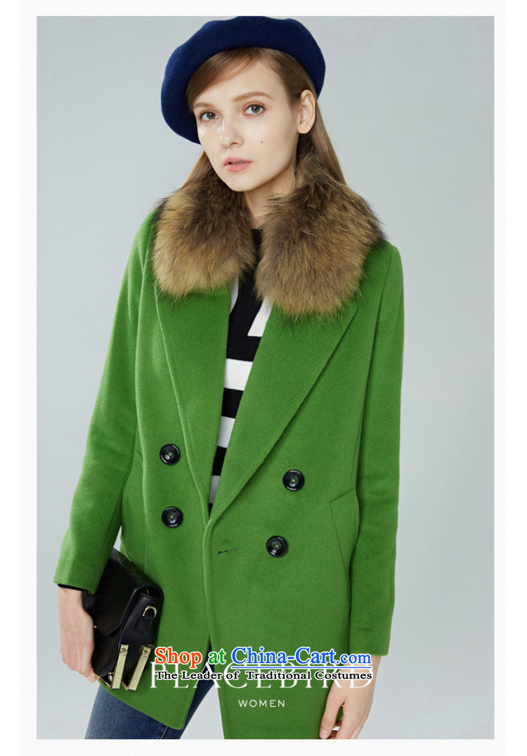 [ New shining peacebird women's health, double-coats A4AA44551 green L picture, prices, brand platters! The elections are supplied in the national character of distribution, so action, buy now enjoy more preferential! As soon as possible.