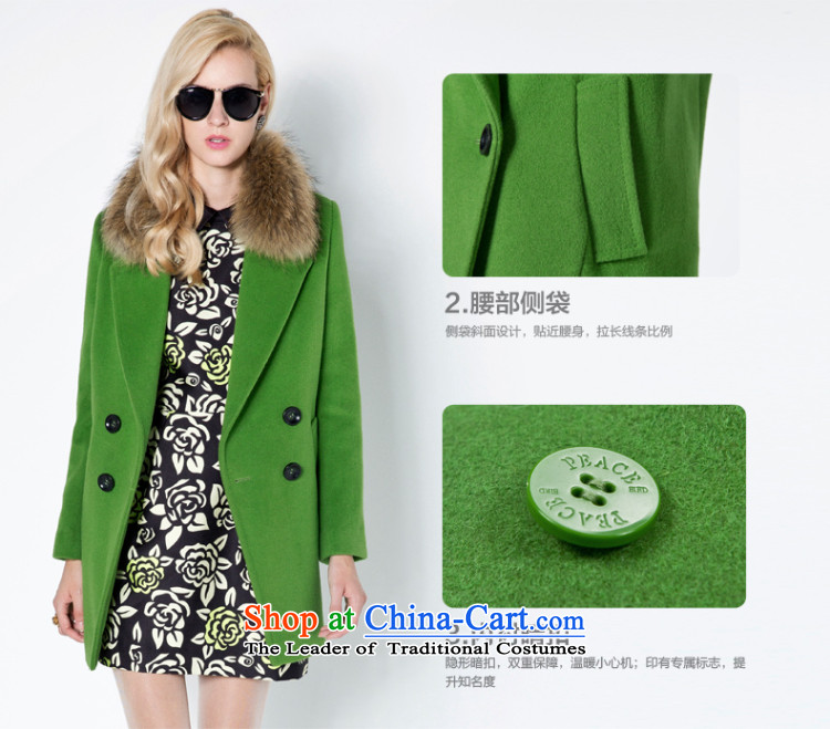 [ New shining peacebird women's health, double-coats A4AA44551 green L picture, prices, brand platters! The elections are supplied in the national character of distribution, so action, buy now enjoy more preferential! As soon as possible.