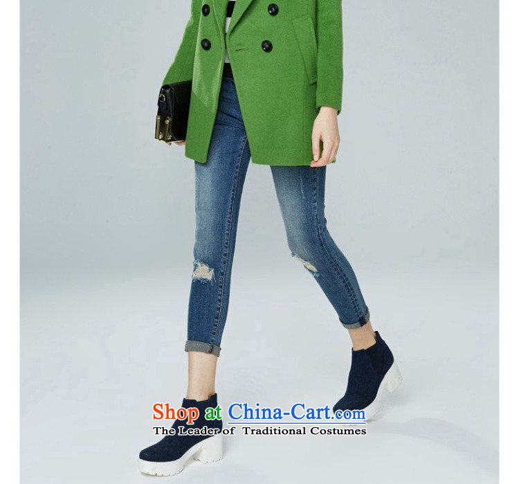 [ New shining peacebird women's health, double-coats A4AA44551 green L picture, prices, brand platters! The elections are supplied in the national character of distribution, so action, buy now enjoy more preferential! As soon as possible.