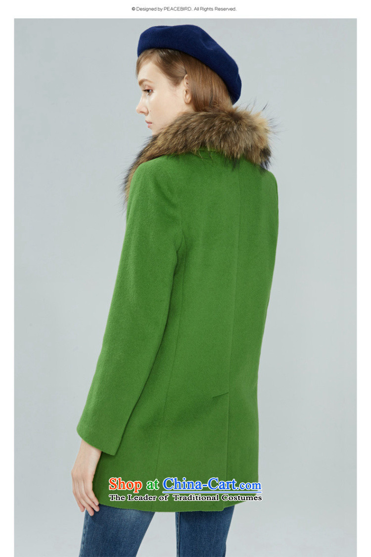[ New shining peacebird women's health, double-coats A4AA44551 green L picture, prices, brand platters! The elections are supplied in the national character of distribution, so action, buy now enjoy more preferential! As soon as possible.