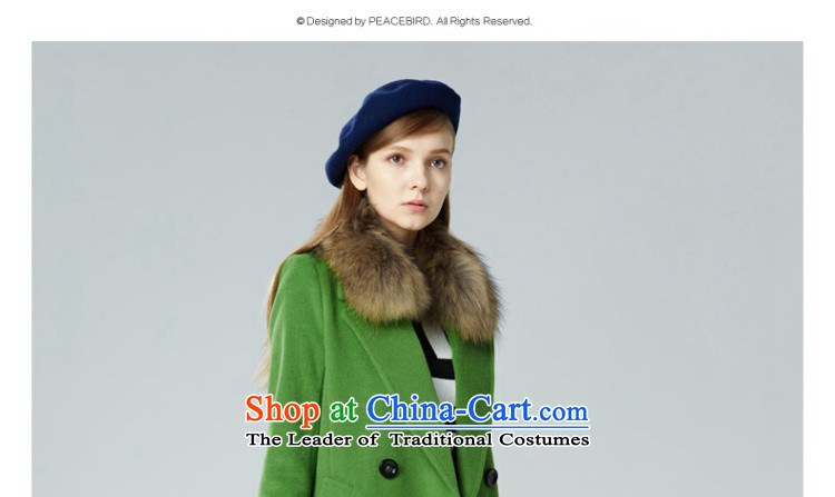 [ New shining peacebird women's health, double-coats A4AA44551 green L picture, prices, brand platters! The elections are supplied in the national character of distribution, so action, buy now enjoy more preferential! As soon as possible.