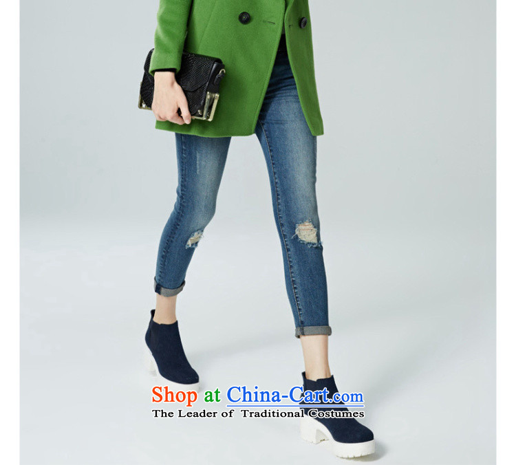 [ New shining peacebird women's health, double-coats A4AA44551 green L picture, prices, brand platters! The elections are supplied in the national character of distribution, so action, buy now enjoy more preferential! As soon as possible.