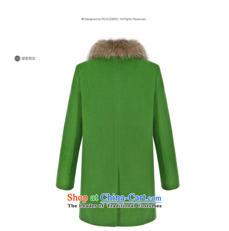 [ New shining peacebird women's health, double-coats A4AA44551 green L picture, prices, brand platters! The elections are supplied in the national character of distribution, so action, buy now enjoy more preferential! As soon as possible.