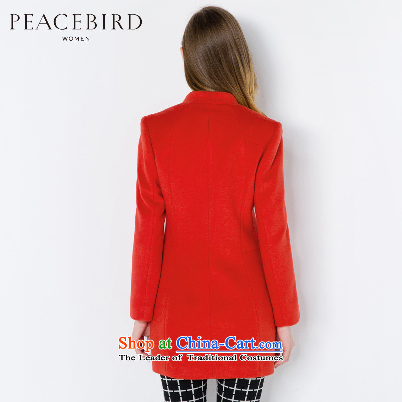 [ New shining peacebird Women's Health 2014 winter clothing new one grain of detained A4AA44556 coats blue , L PEACEBIRD shopping on the Internet has been pressed.