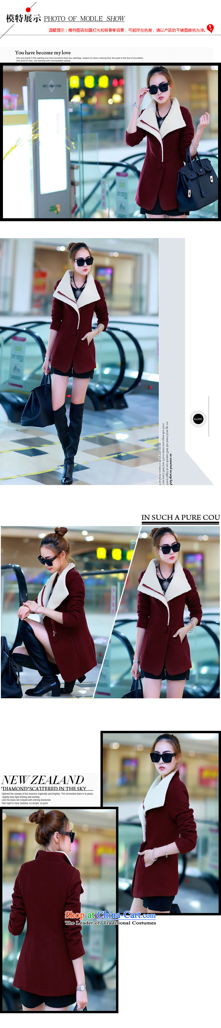 The Korean version of the new 2014 gross coats in women? Long han bum wool a wool coat autumn and winter 7083 Graphics Thin Dark Gray L picture, prices, brand platters! The elections are supplied in the national character of distribution, so action, buy now enjoy more preferential! As soon as possible.