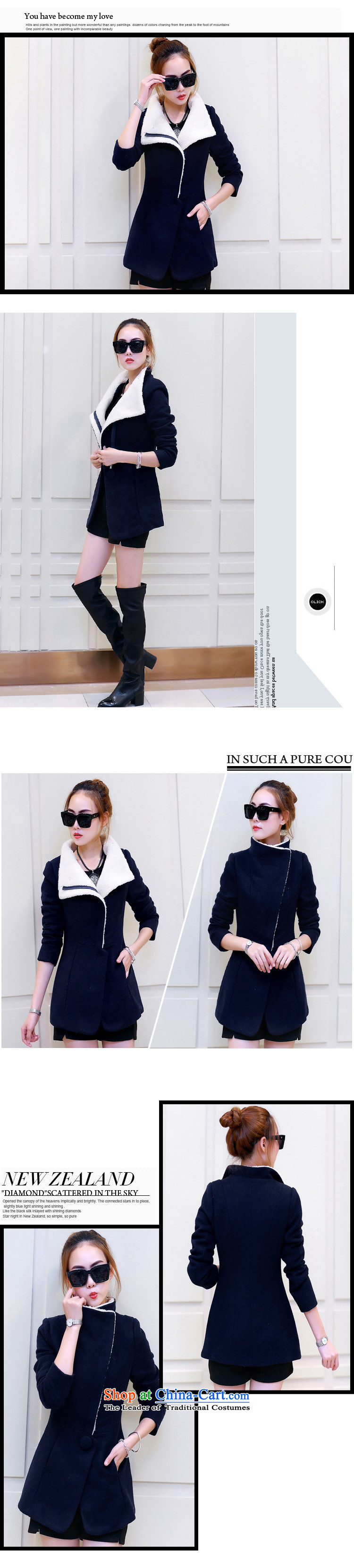 The Korean version of the new 2014 gross coats in women? Long han bum wool a wool coat autumn and winter 7083 Graphics Thin Dark Gray L picture, prices, brand platters! The elections are supplied in the national character of distribution, so action, buy now enjoy more preferential! As soon as possible.
