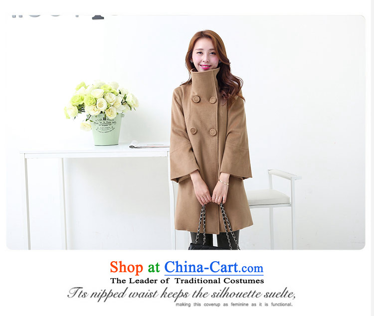 The original days Sang-mi autumn and winter 2015 Women's version of the Sau San gentlewoman temperament pure color collar coats female CC3601859 gross? Black M picture, prices, brand platters! The elections are supplied in the national character of distribution, so action, buy now enjoy more preferential! As soon as possible.
