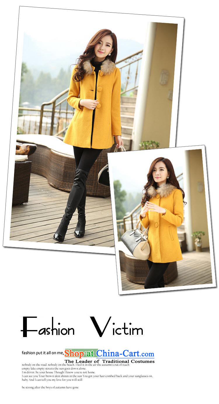 Lonely if gross? 2014 autumn and winter coats female new Korean fashion for pure colors on the Nagymaros single row is long jacket, 215 green L picture, prices, brand platters! The elections are supplied in the national character of distribution, so action, buy now enjoy more preferential! As soon as possible.