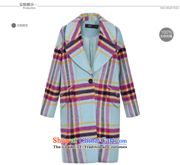 [ New shining peacebird Women's Health 2014 winter clothing new red cloak A4AA44576 plaid red plaid L picture, prices, brand platters! The elections are supplied in the national character of distribution, so action, buy now enjoy more preferential! As soon as possible.
