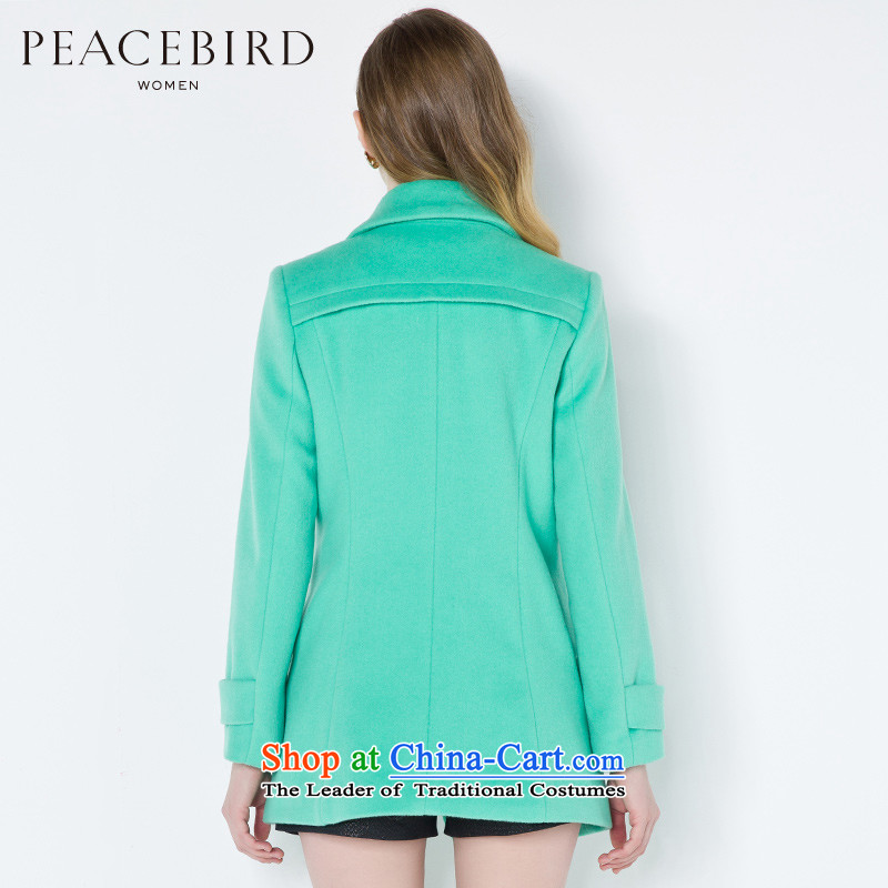[ New shining peacebird women's health lapel coats A4AA44581 GREEN S PEACEBIRD shopping on the Internet has been pressed.