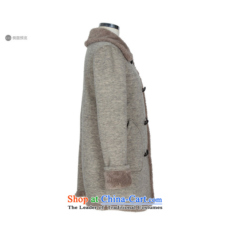 Spring Earth Summit 2015 winter coats female Korean gross? Edition wool velvet cloak lapel temperament in Sau San long plush warm jacket female brown L picture, prices, brand platters! The elections are supplied in the national character of distribution, so action, buy now enjoy more preferential! As soon as possible.