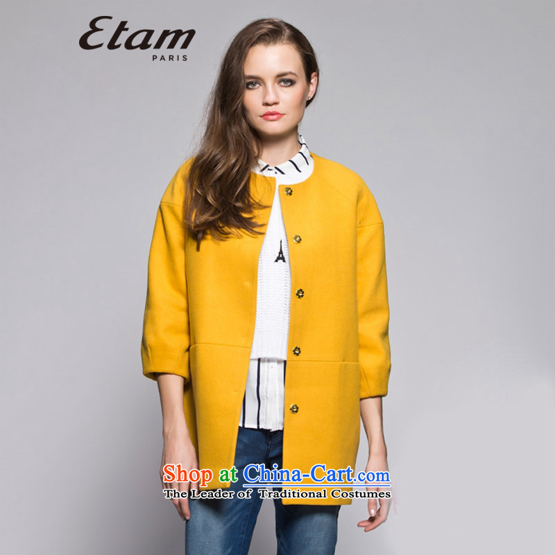 Etam?etam?autumn bubble seven cuff-coats 14013411521 auricle H?165_38_M yellow