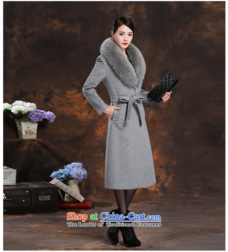 Yet the non-cashmere winter slimming 湲 version fox gross washable wool coat jacket in long?) Light Gray  XXL paras. 135-145, prices, picture catty brand platters! The elections are supplied in the national character of distribution, so action, buy now enjoy more preferential! As soon as possible.