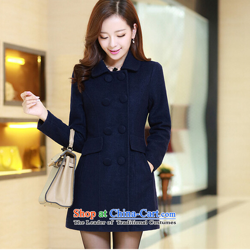 The Korean version of the Sau San Ms. Anne sub-coats jacket for winter bourdeaux XL, optimize Cisco Mai (usmile) , , , shopping on the Internet