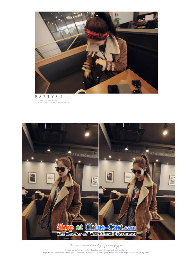 The Flying Fox Of The Jinsha 2014 autumn and winter new Korean collar Lamb Wool a sweet jacket female 257 Sau San rice flour M pictures, prices, brand platters! The elections are supplied in the national character of distribution, so action, buy now enjoy more preferential! As soon as possible.