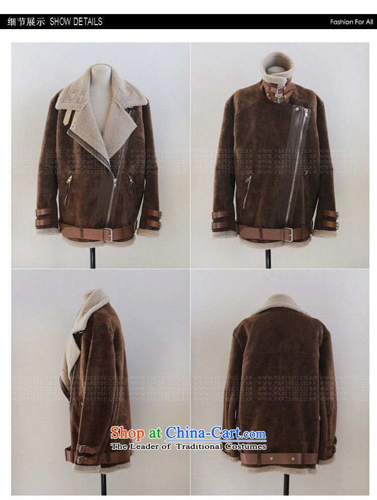 The Flying Fox Of The Jinsha 2014 autumn and winter new Korean collar Lamb Wool a sweet jacket female 257 Sau San rice flour M pictures, prices, brand platters! The elections are supplied in the national character of distribution, so action, buy now enjoy more preferential! As soon as possible.