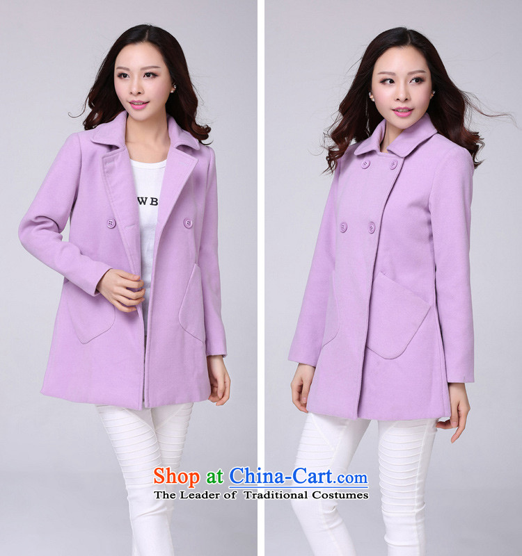 The Constitution Yi Kumabito Women 2015 new thick sister xl winter long-sleeved jacket? expertise thick hair mm Korean double-atmospheric long a wool coat purple 4XL around 170-190 microseconds catty picture, prices, brand platters! The elections are supplied in the national character of distribution, so action, buy now enjoy more preferential! As soon as possible.