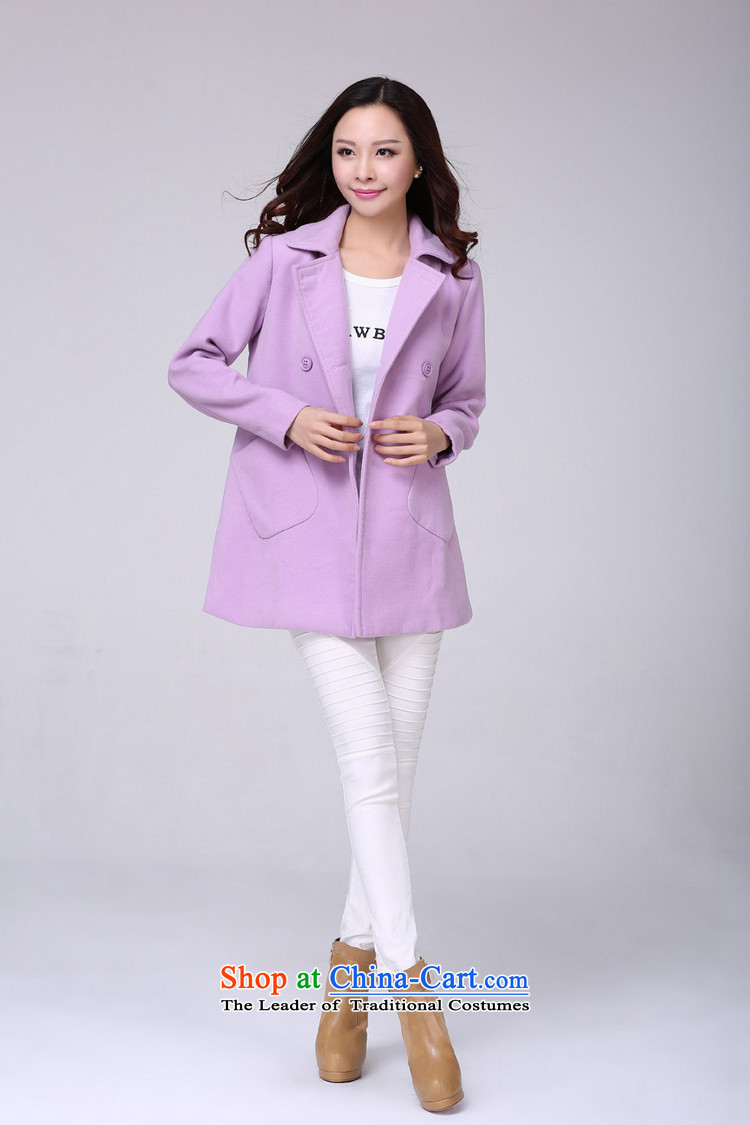 The Constitution Yi Kumabito Women 2015 new thick sister xl winter long-sleeved jacket? expertise thick hair mm Korean double-atmospheric long a wool coat purple 4XL around 170-190 microseconds catty picture, prices, brand platters! The elections are supplied in the national character of distribution, so action, buy now enjoy more preferential! As soon as possible.