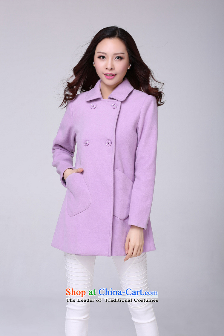 The Constitution Yi Kumabito Women 2015 new thick sister xl winter long-sleeved jacket? expertise thick hair mm Korean double-atmospheric long a wool coat purple 4XL around 170-190 microseconds catty picture, prices, brand platters! The elections are supplied in the national character of distribution, so action, buy now enjoy more preferential! As soon as possible.