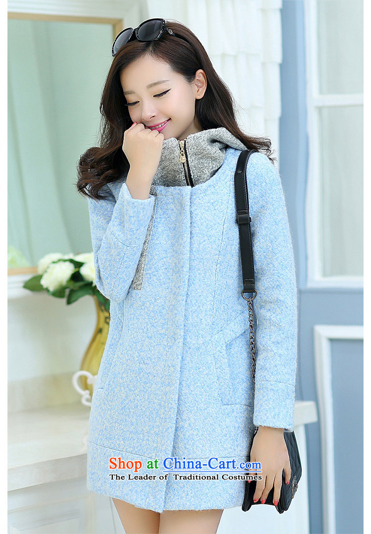 The world of Kam early winter coats spelling Yue colored false two coarse wool spend a wool coat wine red Korean sweet Sau San warm charisma elegant thick wind jacket wine red L picture, prices, brand platters! The elections are supplied in the national character of distribution, so action, buy now enjoy more preferential! As soon as possible.