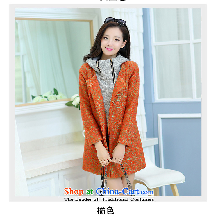 The world of Kam Yuet autumn and winter New Sau San video thin pink color with cap in the Spell Checker long female wool a wool coat wind jacket counters genuine large Korean sweet wine red XXL picture quality, price, brand platters! The elections are supplied in the national character of distribution, so action, buy now enjoy more preferential! As soon as possible.