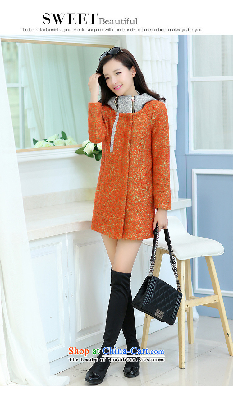 The world of Kam Yuet autumn and winter New Sau San video thin pink color with cap in the Spell Checker long female wool a wool coat wind jacket counters genuine large Korean sweet wine red XXL picture quality, price, brand platters! The elections are supplied in the national character of distribution, so action, buy now enjoy more preferential! As soon as possible.