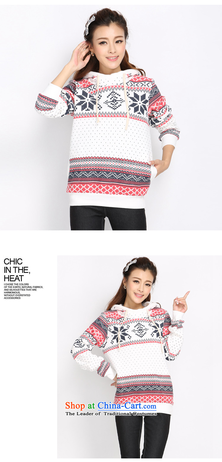 Luo Shani flower code women sweater thick mm plus new cap reinforcement lint-free Korean version thin thick sister Fall/Winter Collections Warm White 5XL 50 18 T-shirt picture, prices, brand platters! The elections are supplied in the national character of distribution, so action, buy now enjoy more preferential! As soon as possible.