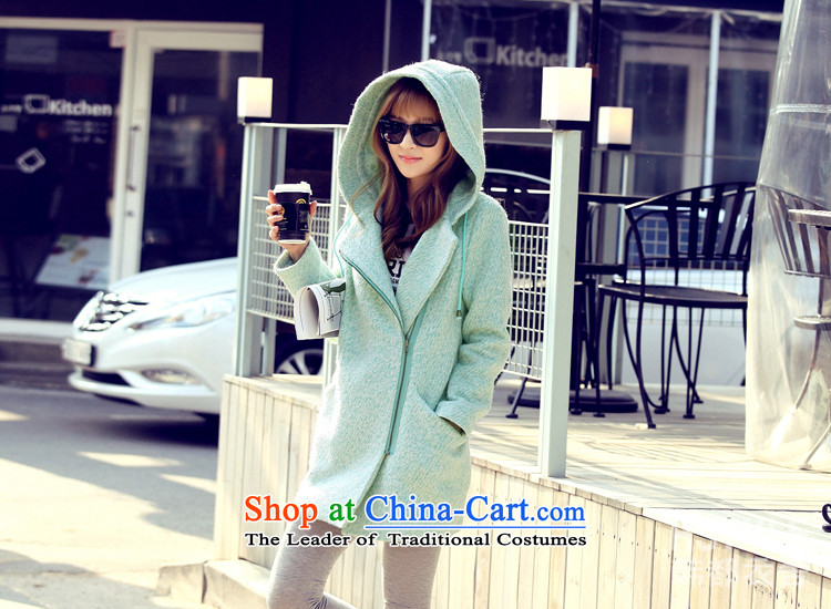 Korea has the Korean version of the Dag Hammarskjöld yi 2015 winter clothing new women with cap solid color in the long hair?2 mint green jacket JM3309 M picture, prices, brand platters! The elections are supplied in the national character of distribution, so action, buy now enjoy more preferential! As soon as possible.