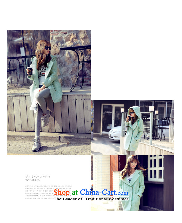 Korea has the Korean version of the Dag Hammarskjöld yi 2015 winter clothing new women with cap solid color in the long hair?2 mint green jacket JM3309 M picture, prices, brand platters! The elections are supplied in the national character of distribution, so action, buy now enjoy more preferential! As soon as possible.