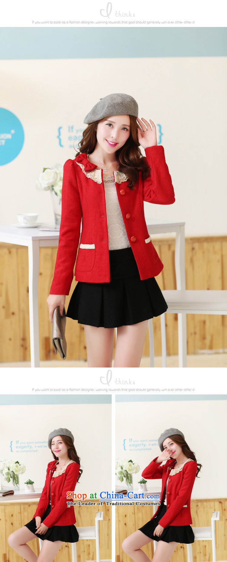 The world of Kam Yuet autumn and winter female Korean Academy of aristocratic ladies quality culture lovely sweet elegant red lace hook short Fleece Jacket Small? Connie sub-T-shirt black L picture, prices, brand platters! The elections are supplied in the national character of distribution, so action, buy now enjoy more preferential! As soon as possible.
