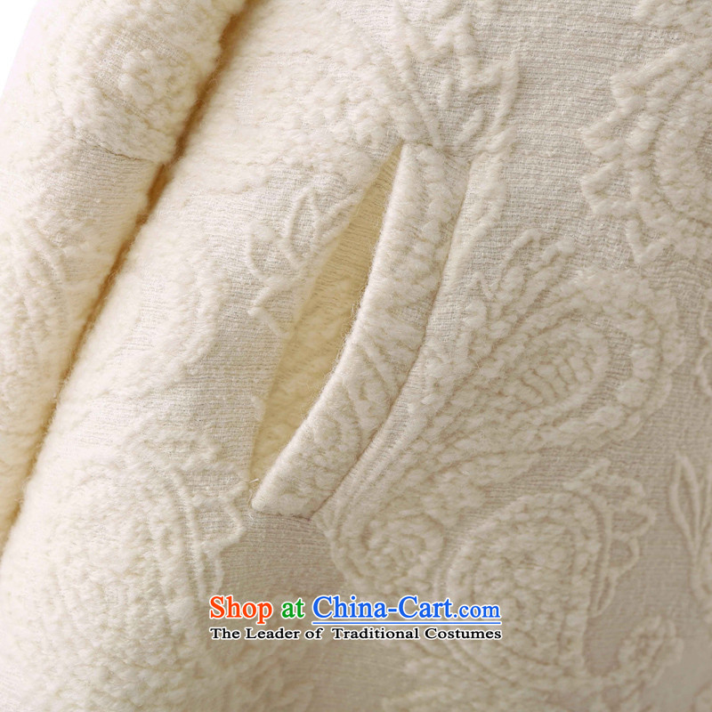 Tune to tune for winter new gold wire stereo jacquard fabrics A cloak T44924 beige l,tunetune,,, shopping on the Internet