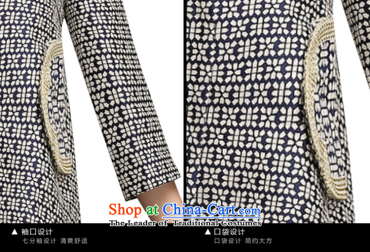 Install the latest autumn and winter ZK2014 small incense aristocratic style sub gross women in the jacket? Long Sau San a wool coat Blue M picture, prices, brand platters! The elections are supplied in the national character of distribution, so action, buy now enjoy more preferential! As soon as possible.