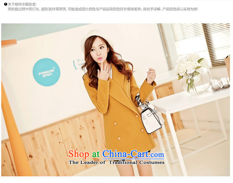 In 2014 Winter Land standing on a new Korean female jacket? gross edition fall/winter collections in the gross? Long slimming jacket gross coats female navy? XL Photo, prices, brand platters! The elections are supplied in the national character of distribution, so action, buy now enjoy more preferential! As soon as possible.