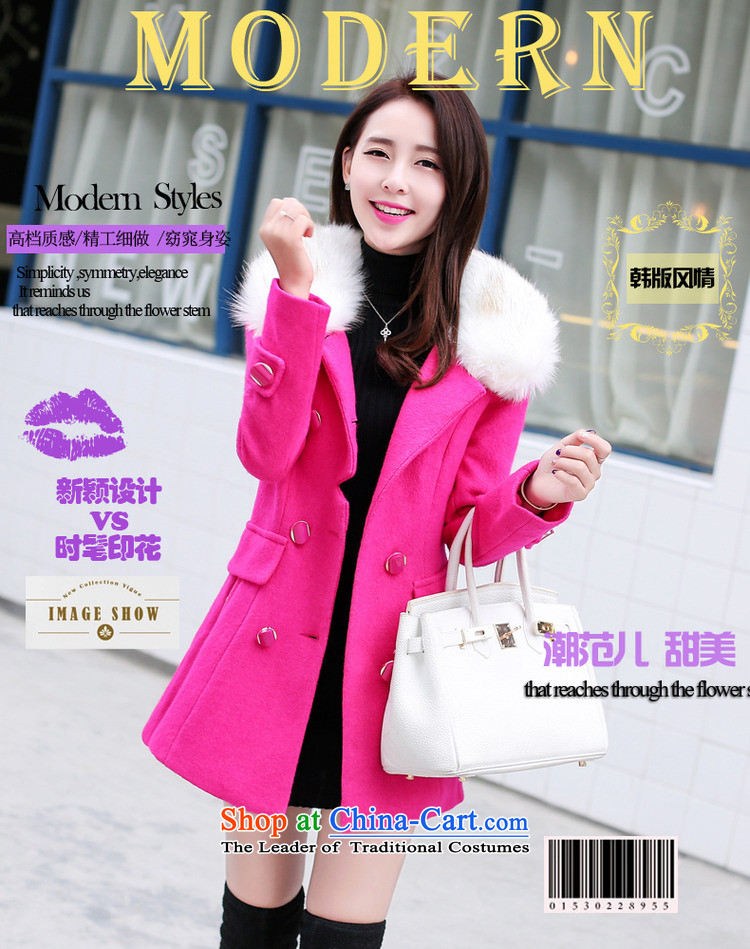 The United States welcomes the ya 2015 Winter Female stylish white hair for long in Sau San temperament Korean gross overcoats HYYF889? Blue M picture, prices, brand platters! The elections are supplied in the national character of distribution, so action, buy now enjoy more preferential! As soon as possible.