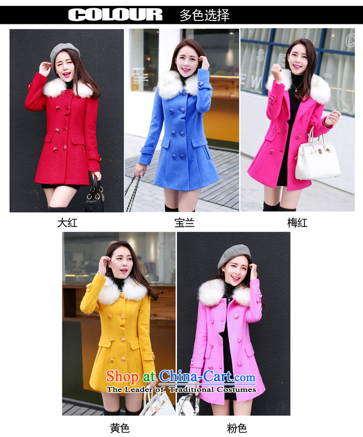 The United States welcomes the ya 2015 Winter Female stylish white hair for long in Sau San temperament Korean gross overcoats HYYF889? Blue M picture, prices, brand platters! The elections are supplied in the national character of distribution, so action, buy now enjoy more preferential! As soon as possible.